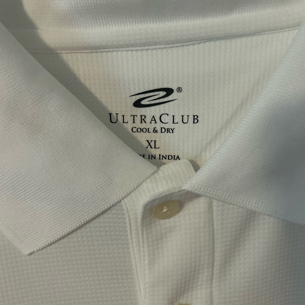 Men's White Polo Shirt